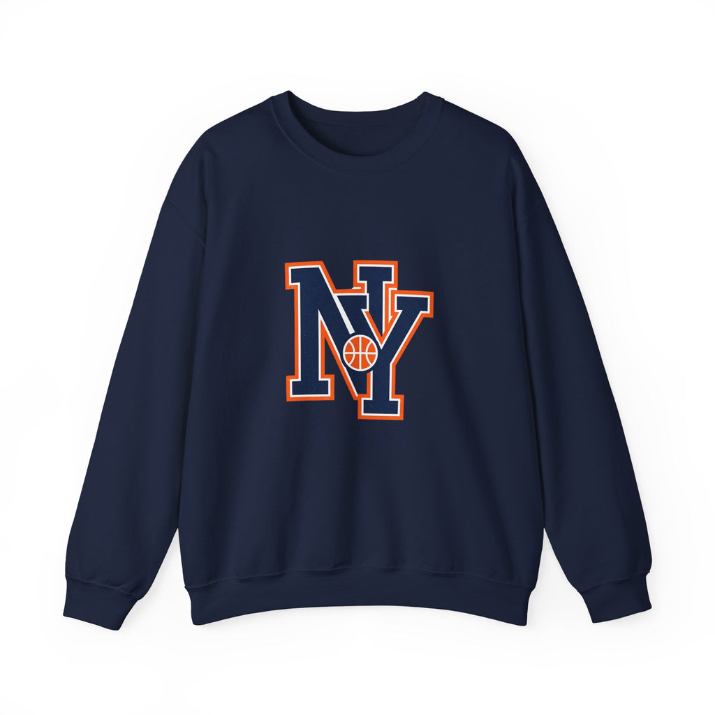 NY Varsity Basketball Crewneck Sweatshirt | Retro Collegiate NYC Hoops