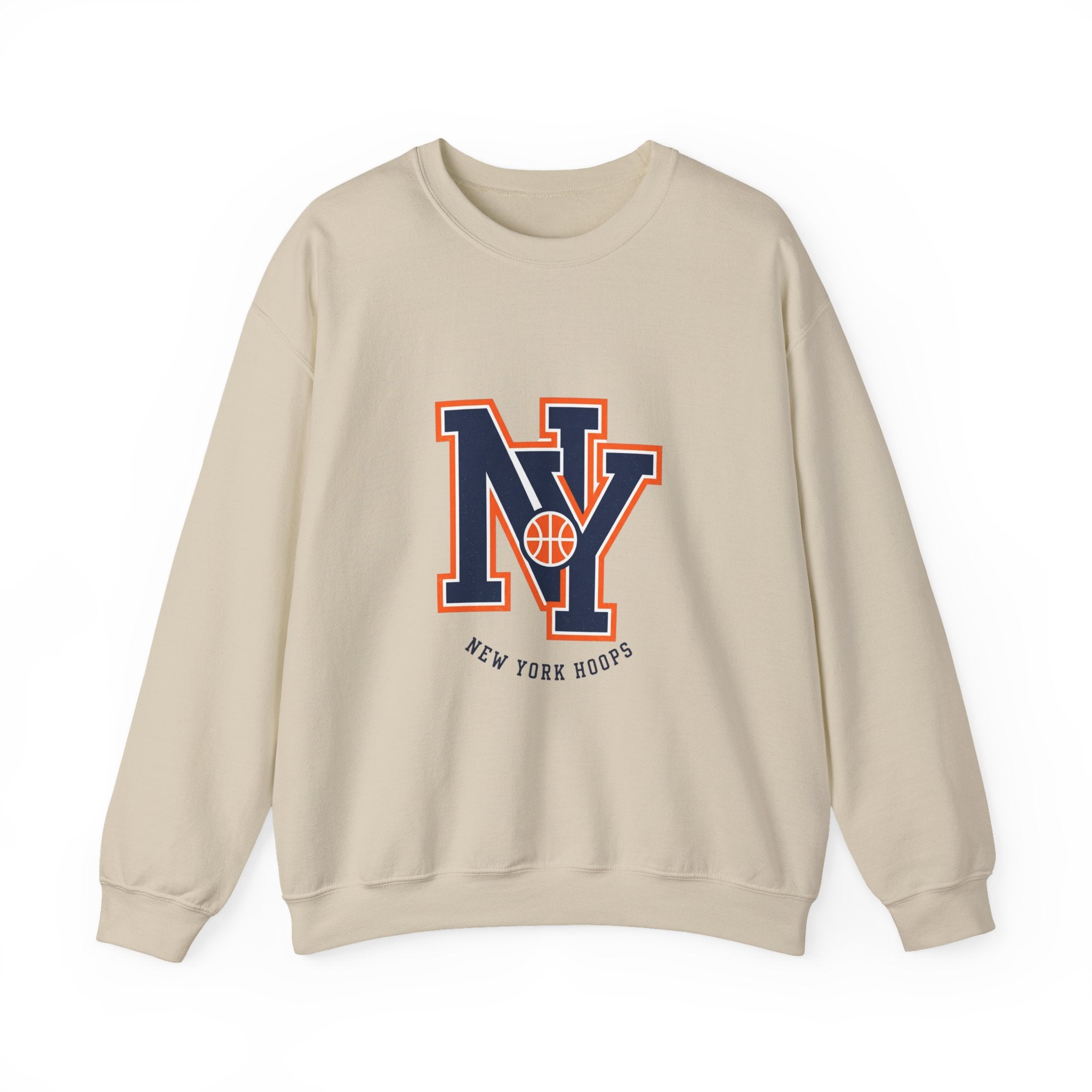 NY Varsity Basketball Crewneck Sweatshirt | Retro Collegiate NYC Hoops