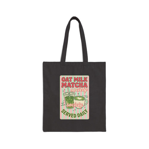 Matcha Oat Milk Society Tote | Matcha Girl Cafe Aesthetic