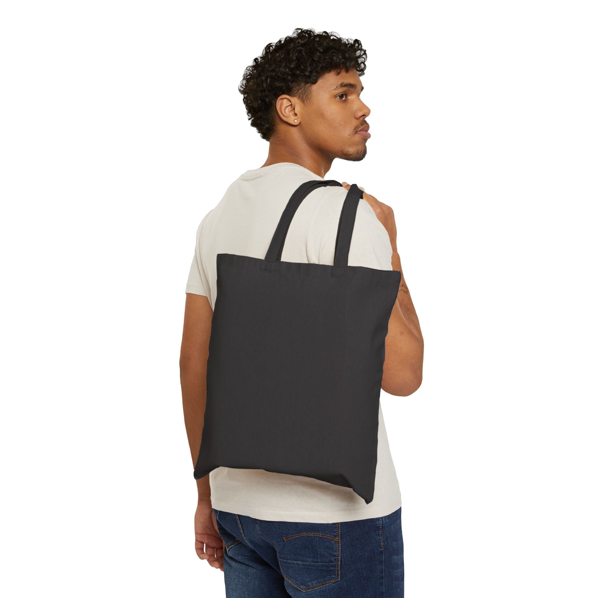 NY Basketball Varsity Logo Tote | Canvas City Hoops Tote