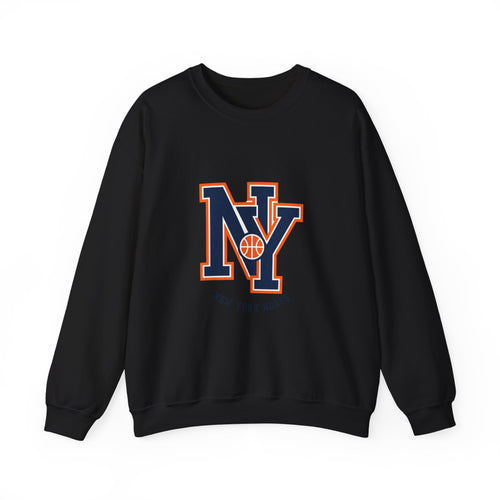NY Varsity Basketball Crewneck Sweatshirt | Retro Collegiate NYC Hoops