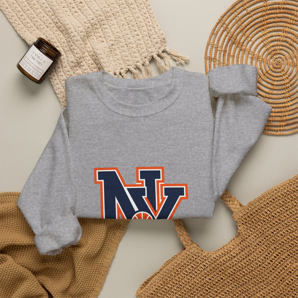 NY Varsity Basketball Crewneck Sweatshirt | Retro Collegiate NYC Hoops