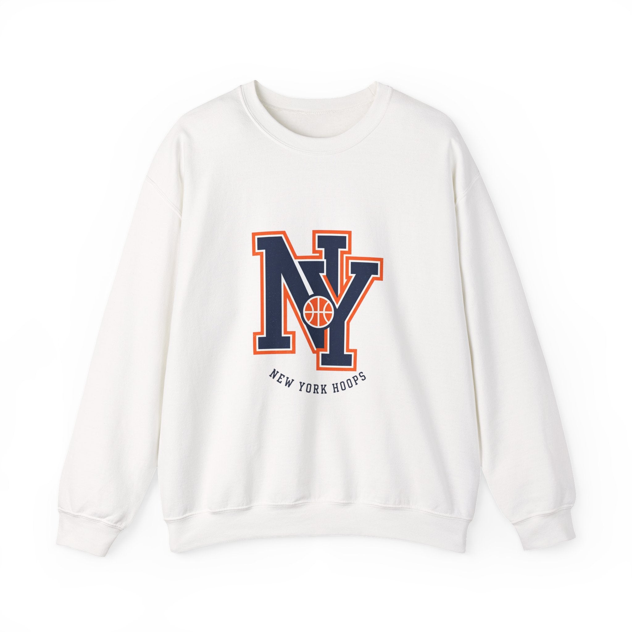 NY Varsity Basketball Crewneck Sweatshirt | Retro Collegiate NYC Hoops