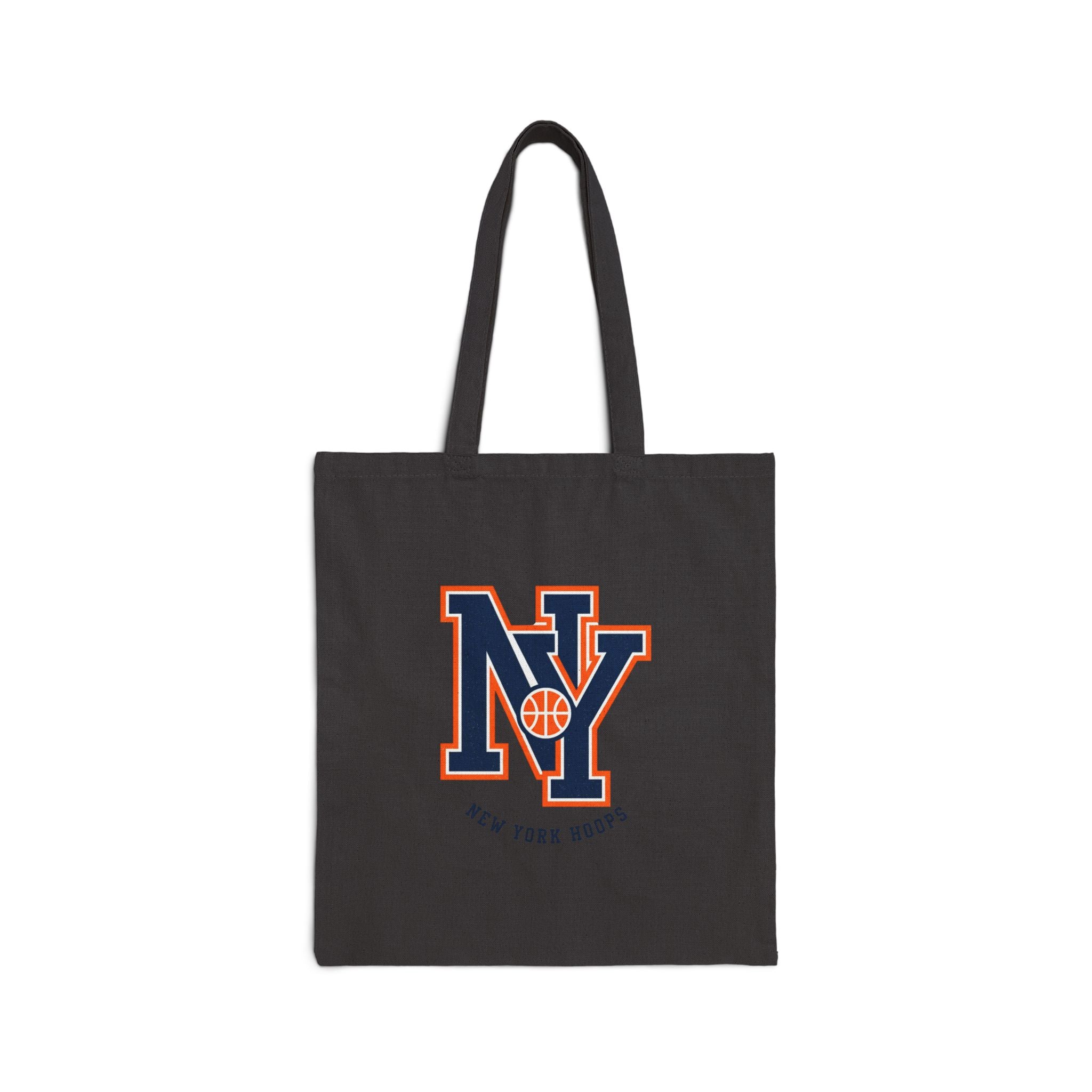 NY Basketball Varsity Logo Tote | Canvas City Hoops Tote