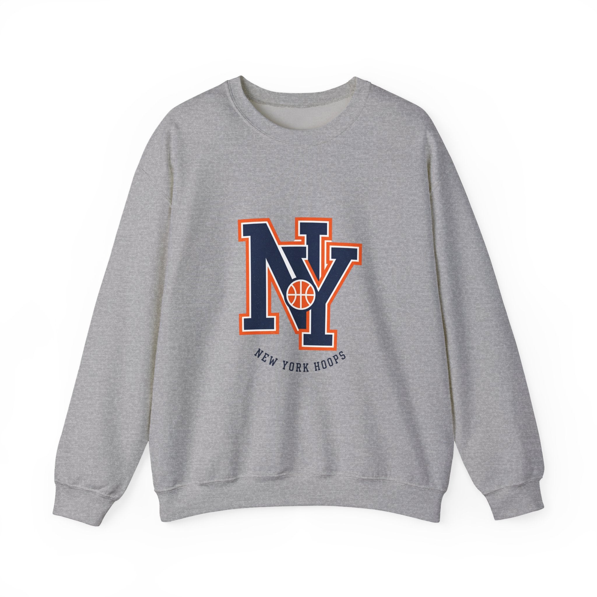 NY Varsity Basketball Crewneck Sweatshirt | Retro Collegiate NYC Hoops