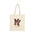 NY Basketball Varsity Logo Tote | Canvas City Hoops Tote